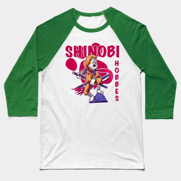 Shinobi Hobbes style Baseball T-Shirt by inhistime5783